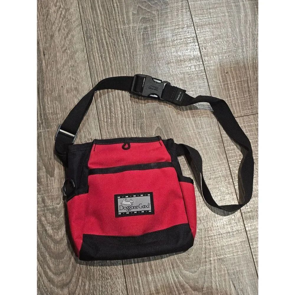 Doggone Good Red & Black Treat Belt Bag for Dogs